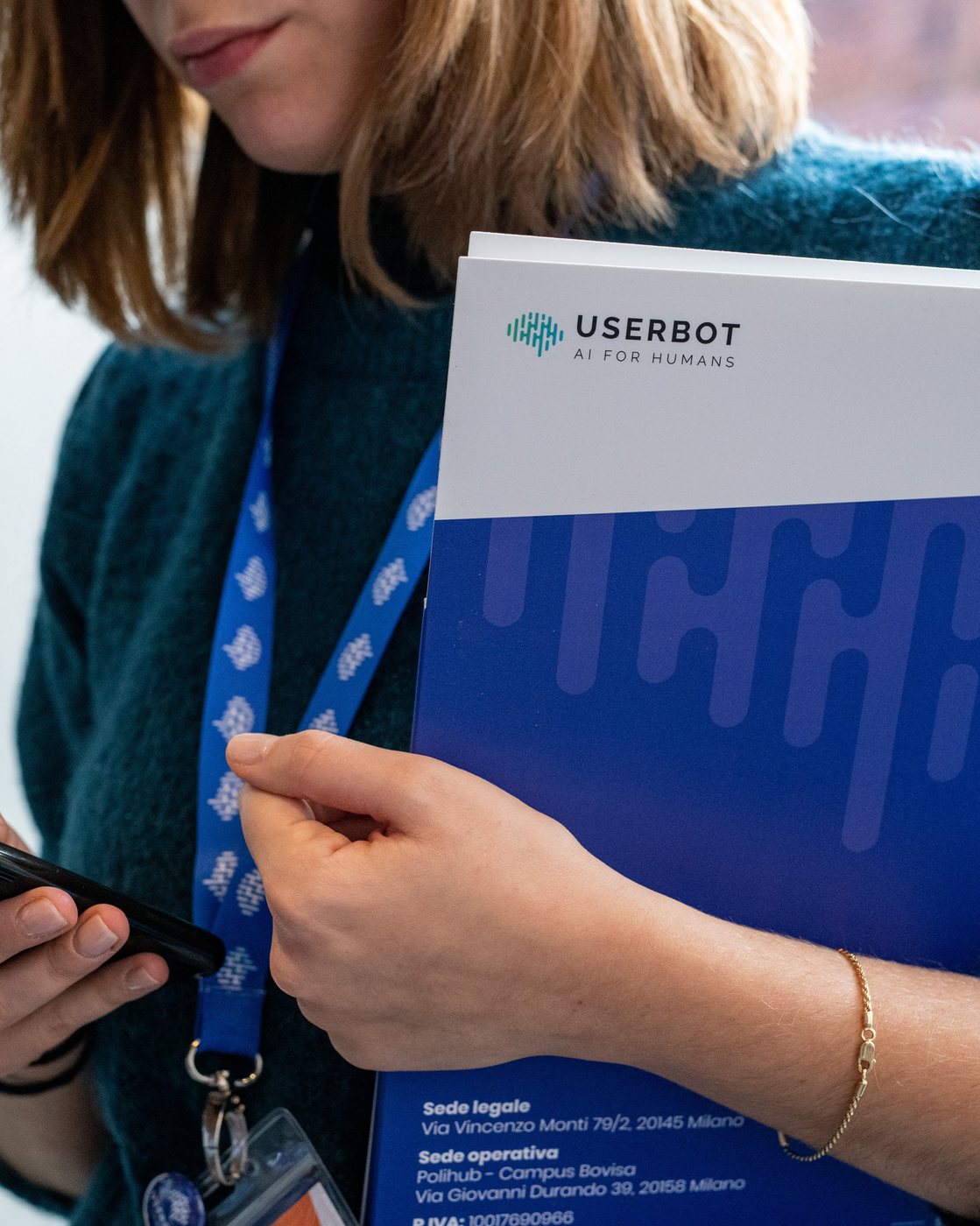 Materiali Userbot a un evento