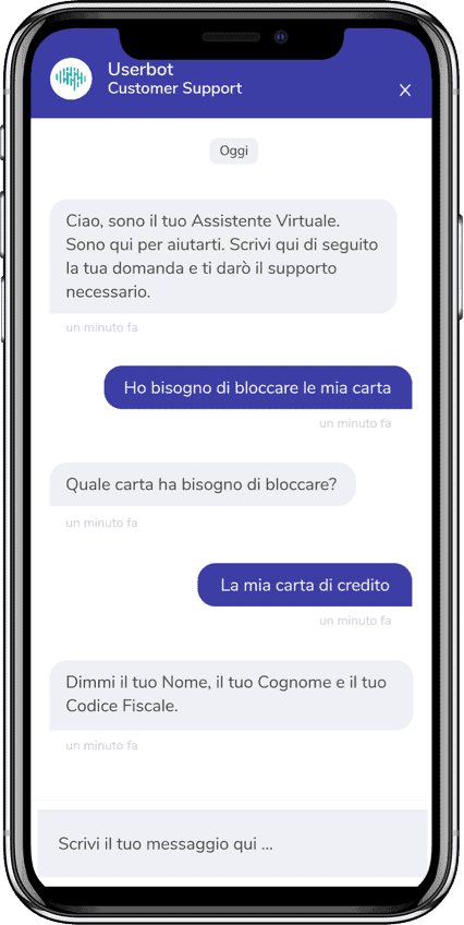 Caso d'uso Chatbot